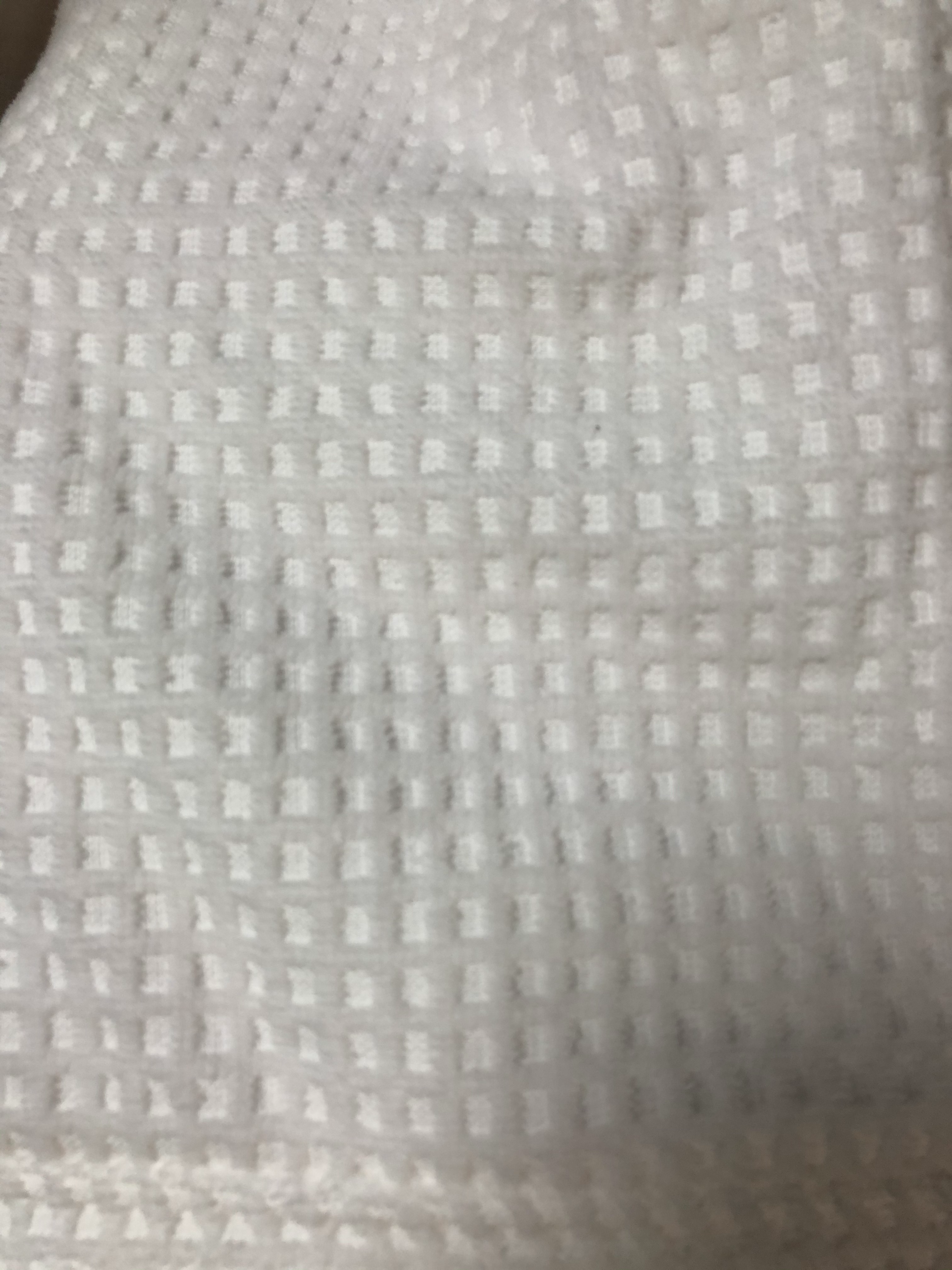 Unisex Waffle weave velour bathrobe