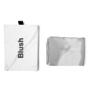 Blush 100% Mulberry silk pillowcase with hidden zip