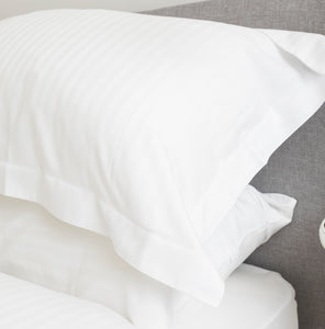 Satin Stripe 200 Thread Count Oxford Pillowcase