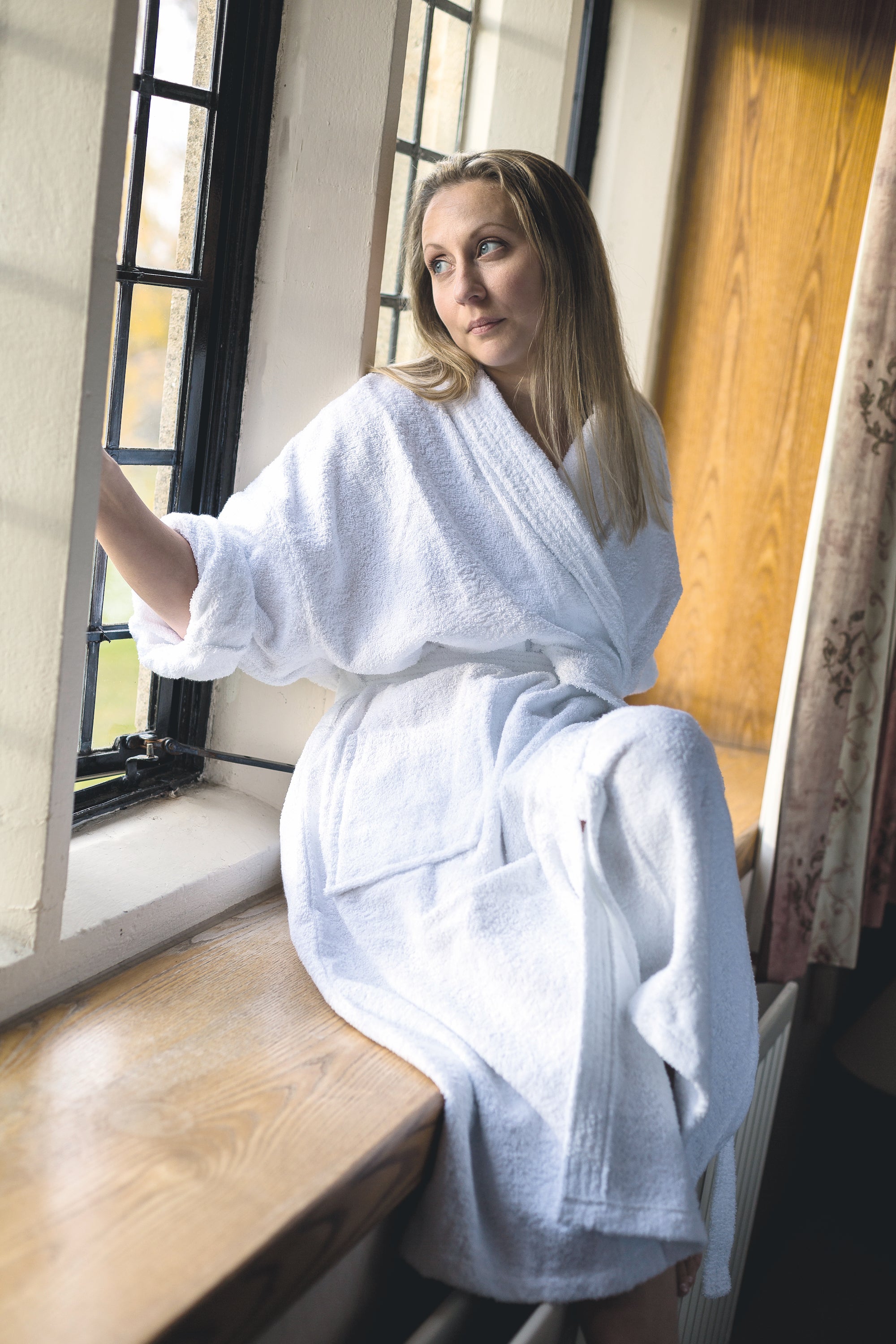 Unisex Luxury Cotton Towelling Bathrobe