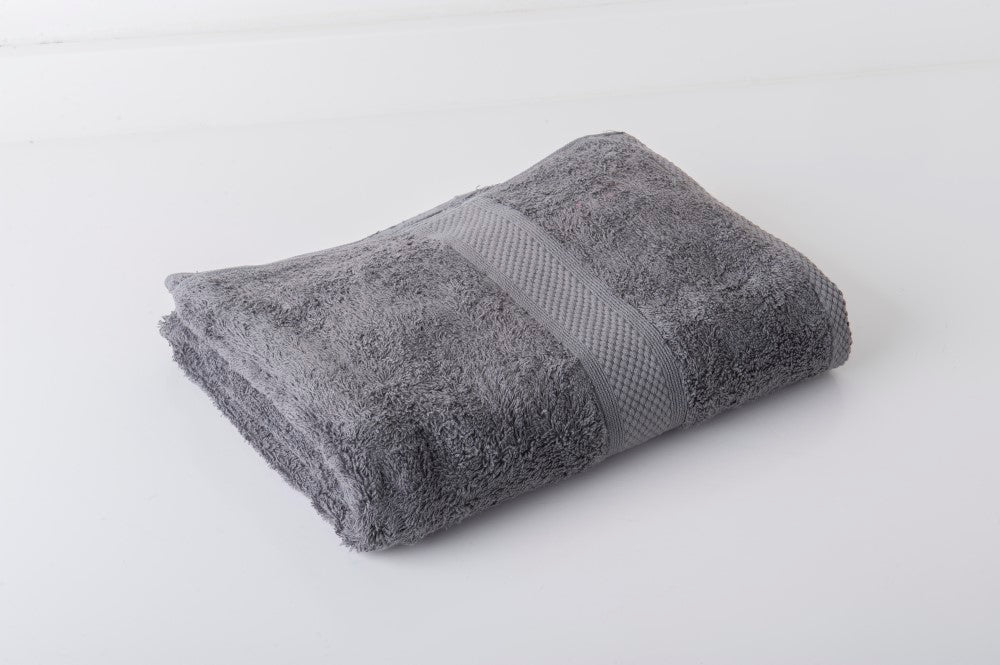 Deluxe Grey Cotton Towels