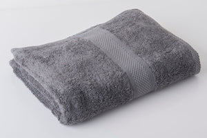 Deluxe Grey Cotton Towels