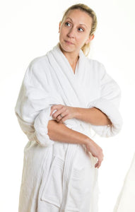 Unisex Luxury Heavy Cotton Velour Bathrobe