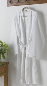 Unisex Cotton Blend Waffle Bathrobe